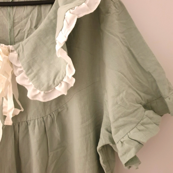 Shein Green and White cotton dress - Picture 10 of 13